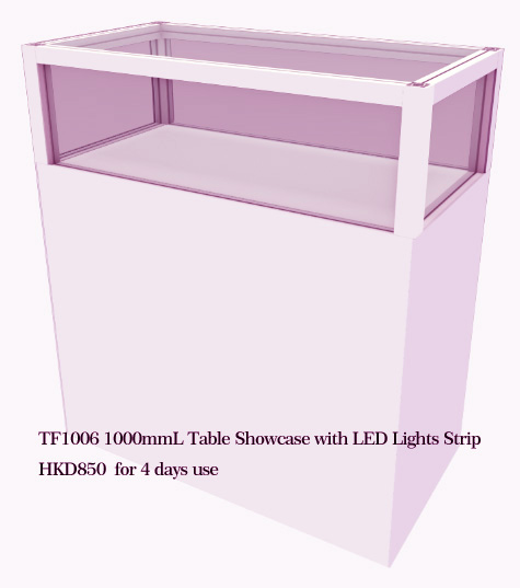 TF1006 1000mmL Table Showcase 