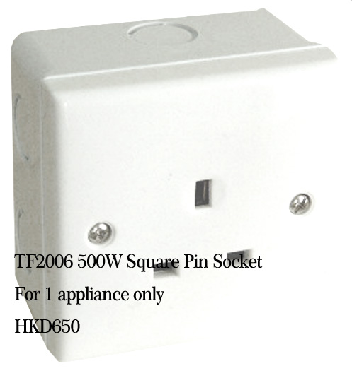 TF2006 500W Square Pin Socket 